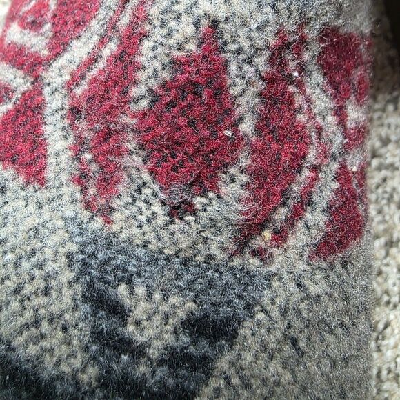 Indigo Rd Boots Size 8.5 Aztec Sherpa Lined Gray Red Winter Southwestern Boho - Picture 11 of 11